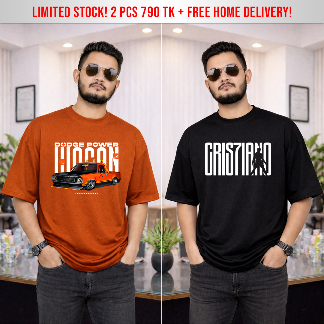 DROP SHOULDER T-SHIRT