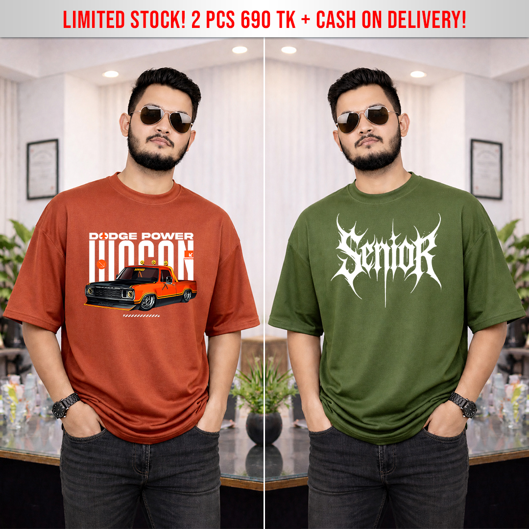 DROP SHOULDER T-SHIRT