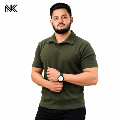 Premium Old Money Polo For Men-Olive